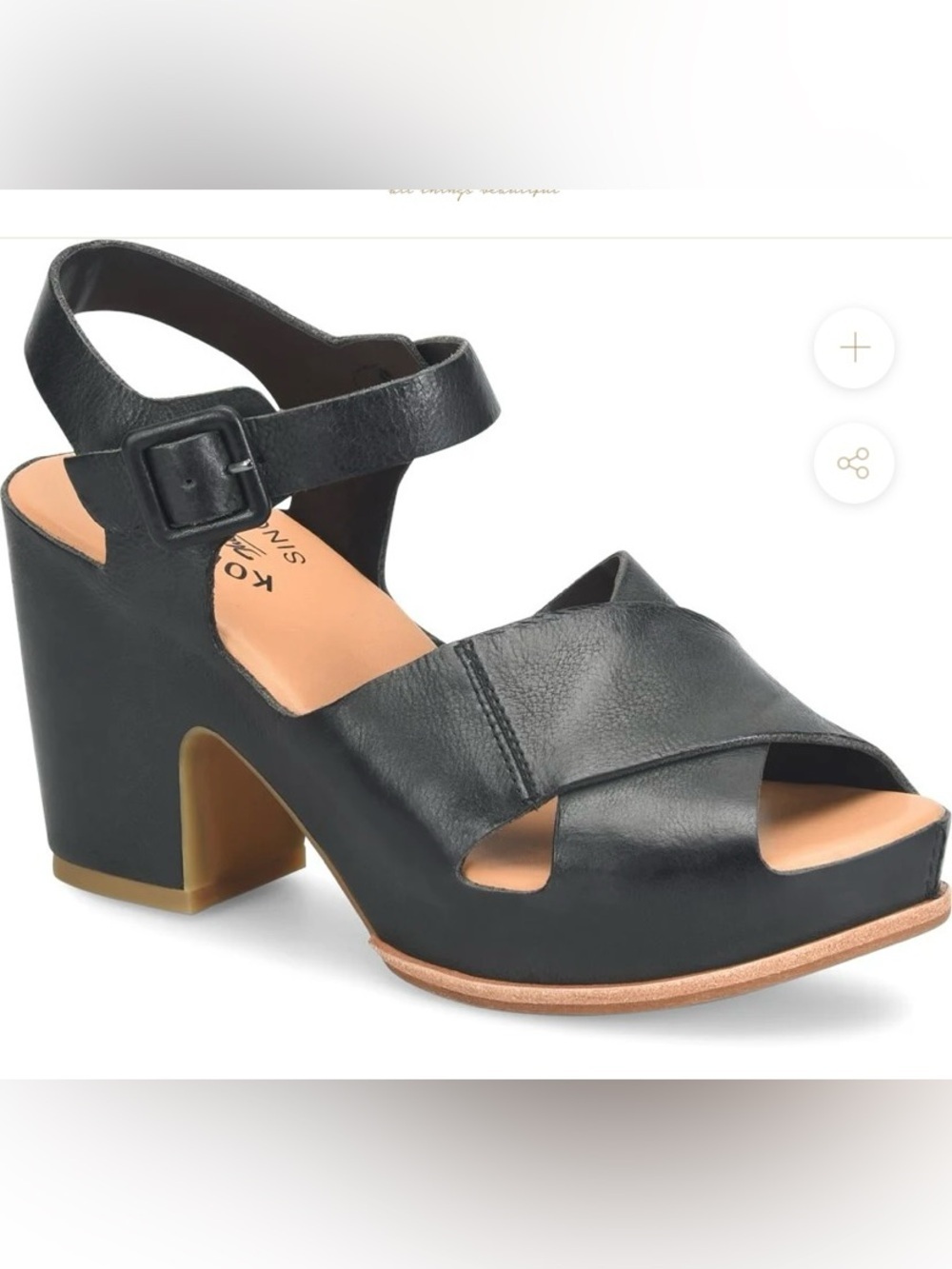 Kork-Ease Women's San Isabel Leather Sandal NWOT - 7M